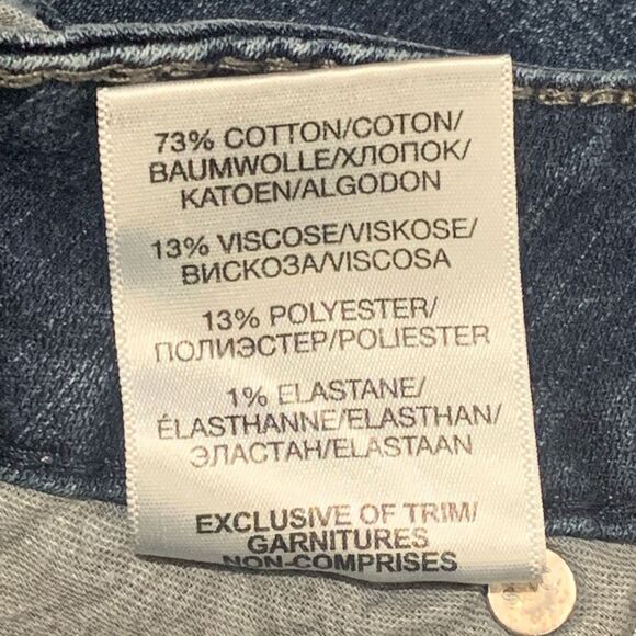 Silver Suki Womens Size 24x33 Boot Cut Thick Stitch Denim Jeans Blue Stretch - Picture 7 of 11